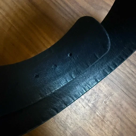 Giambattista Valli Haute Couture Leather & Silk Black Floral Waist Belt - Picture 10 of 11